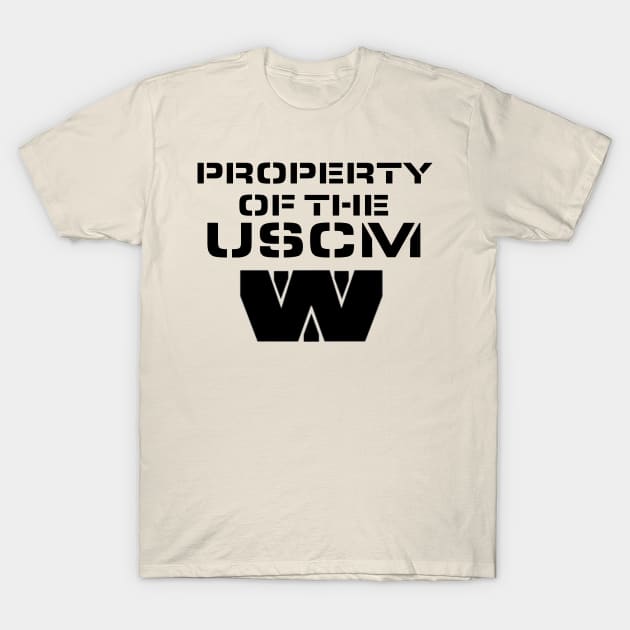 Property of the USCM T-Shirt by Spatski